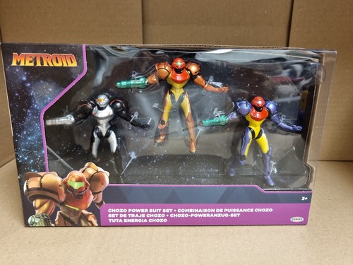 Jakks metroid chozo power suit - power,