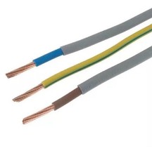 Electric Meter Tails Fuse Boards Set 10mm Double Insulated Live Neutral Earth 1m