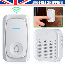 Cordless Wireless USB Doorbell Set 200m Range 32 Melodies Door Bell Chime NEW