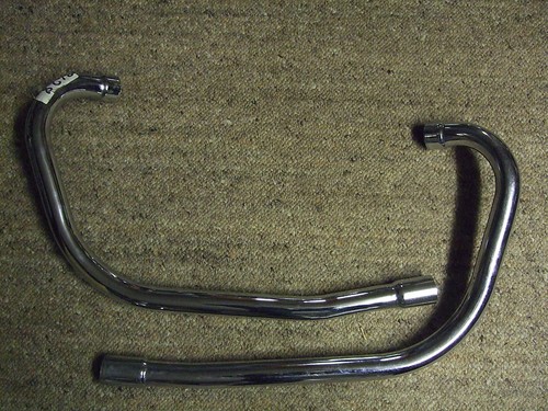 Triumph exhaust pipes - exhaust,