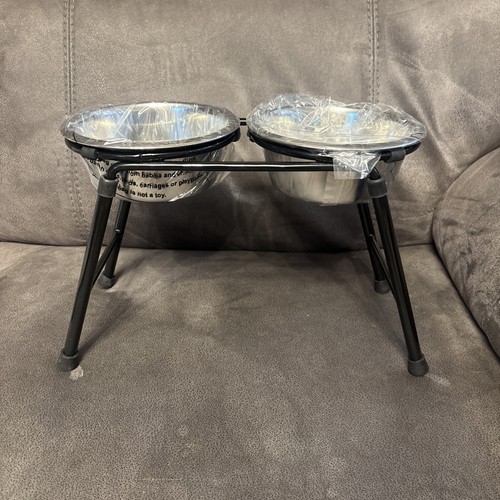 Dog raised bowls stand x - raised,
