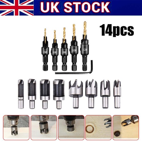 14pcs set pack countersink - 14pcs/set,
