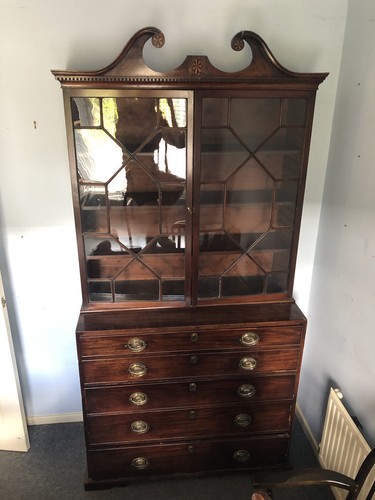 Vintage georgian style bureau - georgian,