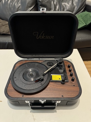 Voksun bluetooth record player - voksun,