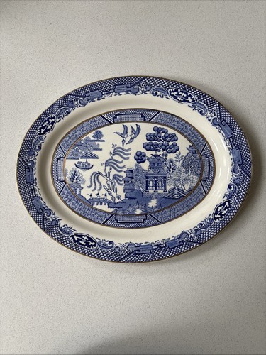 Oval platter 31cm willow - oval,