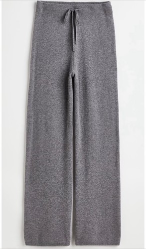 Knitted cashmere trousers - knitted,