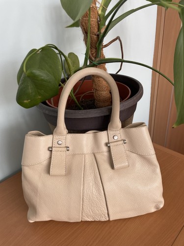 Bnwt cream leather - leather, bag