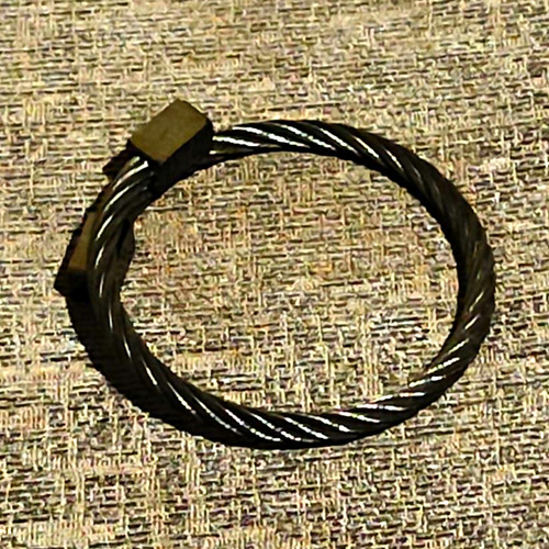 Men black stainless steel - black,
