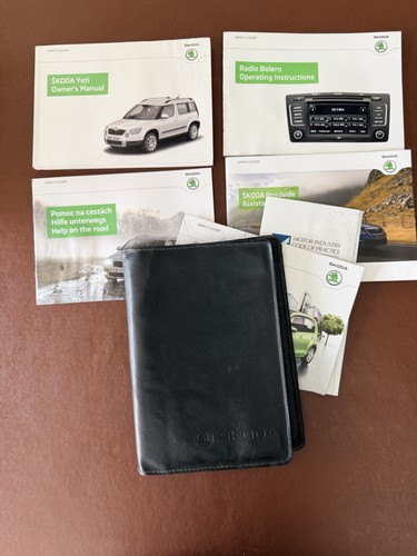 Skoda yeti owner manual pack - skoda, owner's