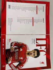 Liverpool Vs Fulham PROGRAMME