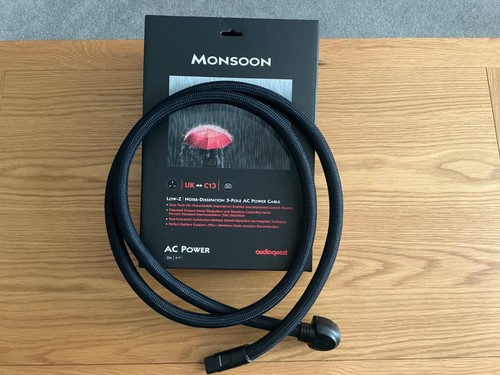 Audioquest monsoon power cable - monsoon,