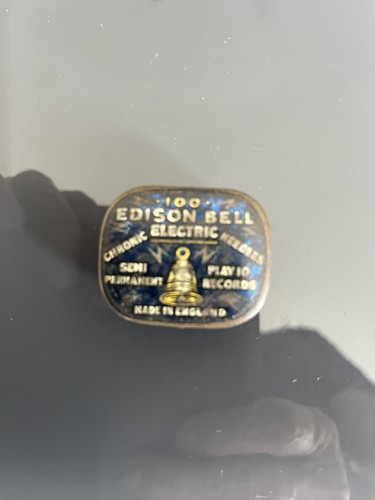 Gramaphone needle tins - gramaphone,