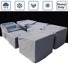 Heavy Duty Waterproof Garden Patio Furniture Cover for Rattan Table Sofa Outdoor