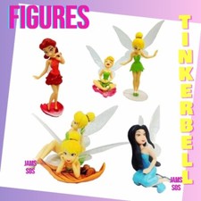 Tinkerbell Fairy Princess Action Miniature Figure Cake Topper Doll Toys Kids