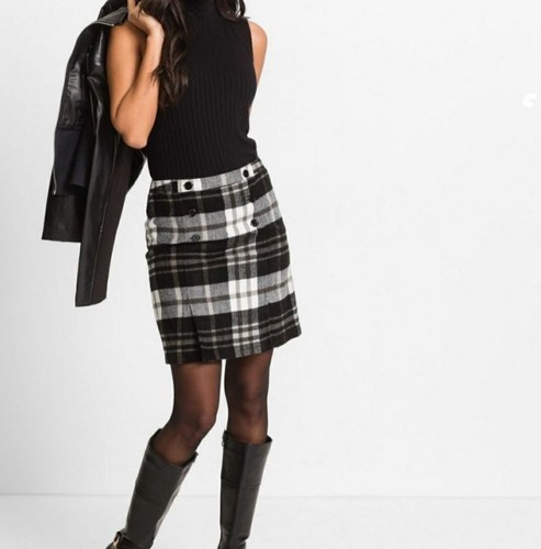 Vintage black and white plaid - vintage,