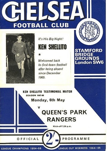 Chelsea qpr ken shellito - chelsea, (ken