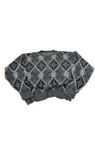 Vintage 80s argyle starburst - vintage,