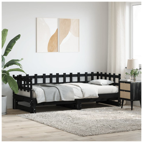 Daybed pull out solid - daybed, pinewood