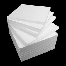Aselected 12Pcs Styrofoam Blocks for Porject 30 X 30 X 2Cm Polystyrene Craft Foa
