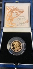MINT 22ct Gold PROOF Half