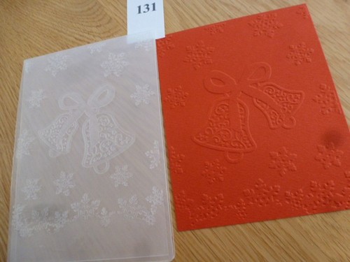 Christmas bell embossing - bell,