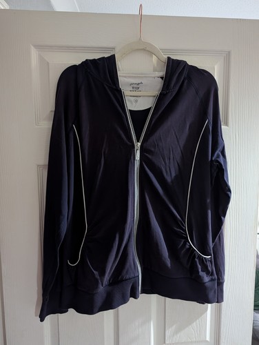 Pineapple zip jacket blue - up,