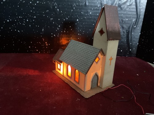 Church house lights - house,,