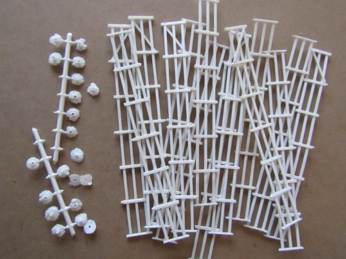 Model railway plastic fence - plastic,