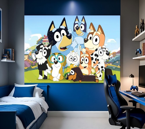 Large a4 a5 bluey - large, a2