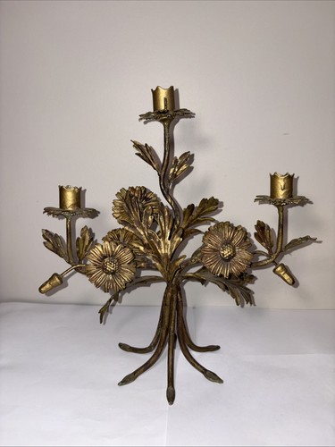 Vtg candelabra arm candle - vtg,