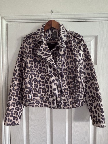 Ladies biker style leopard - biker,