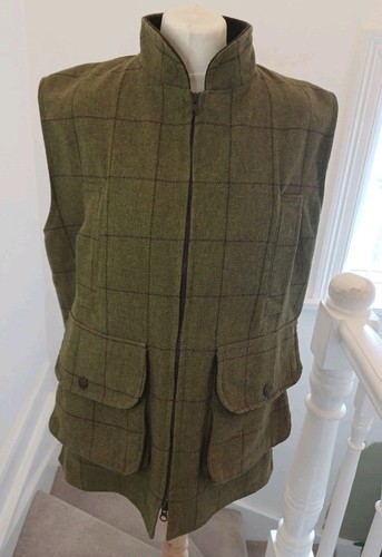 Alan paine tweed gilet - tweed, men's