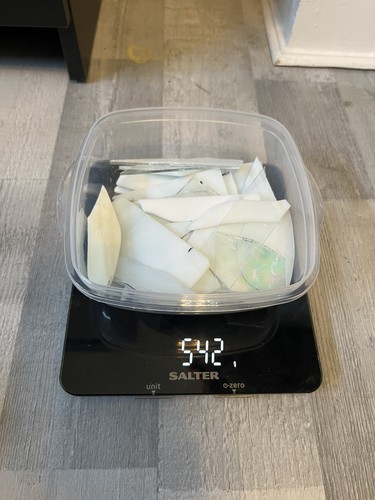 500g stained glass offcuts - stained,