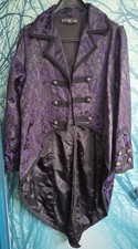 JORDASH Coat Size M/L Jacket Dark Star frock purple