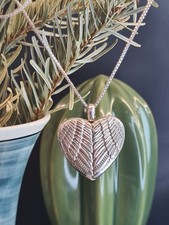 Angel Wings Heart Locket Solid