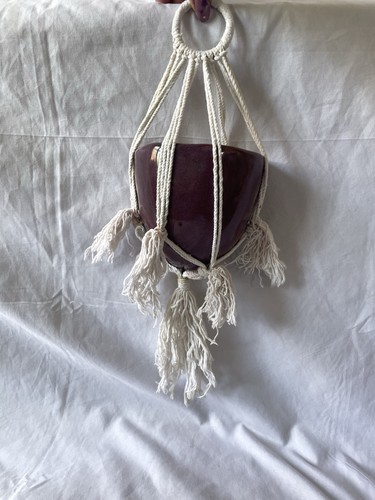 Anthropologie macrame purple - anthropologie,