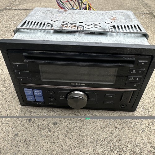 Car stereo alpine cde w233r - car,