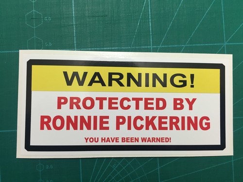 Sticker protected ronnie - sticker,