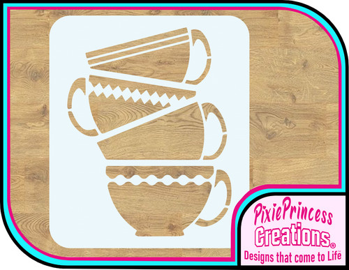 Teacups coffee tea pattern - teacups,