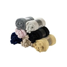 Popcorn Pom Pom Throws Warm Spreads for Beds, Sofas, and Settees (150 x 200cm) 