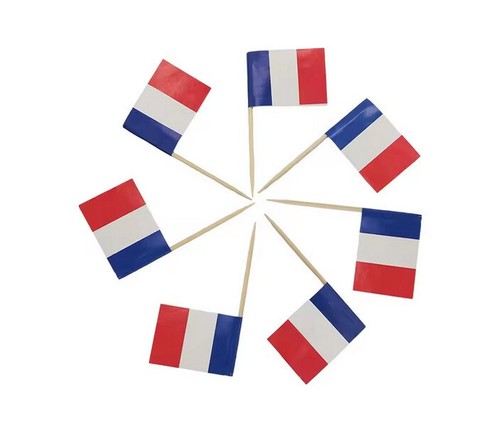 French flag cocktail sticks - cocktail,