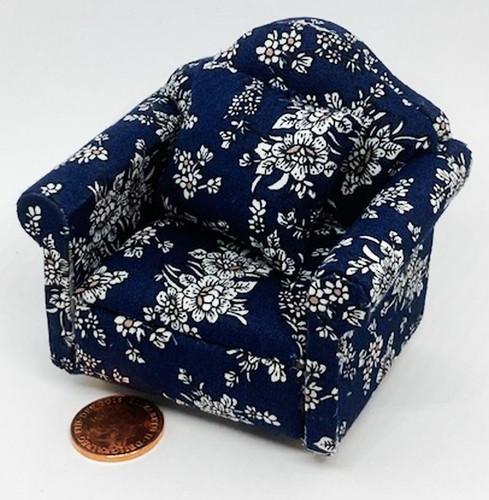 Dolls house navy floral - dolls,