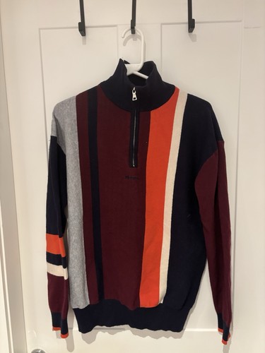 Iets frans striped quarter zip - striped,