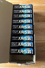 Maxell XR-S Black 45 S VHS C Tape sealed x 9 