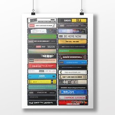 Oasis poster cassette print - poster:,