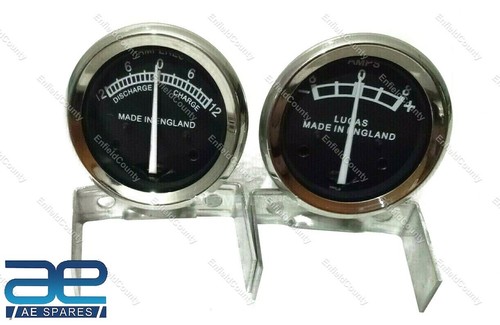 Pair lucas ammeter amp meter - pair,