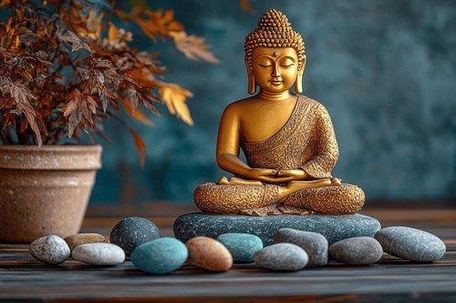 Buddha canvas picture print - picture,