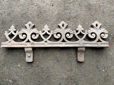 CAST IRON ROOF SNOW ANGELS GUTTER EDGE ANTIQUE 