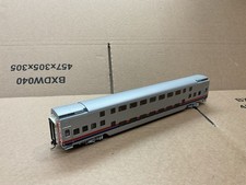 BACHMANN HO SCALE PASSENGER COACH WAGON AMTRAK TRANSIT DOUBLE DECKER NICE !