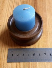 6.8cms Diameter Wooden Candle